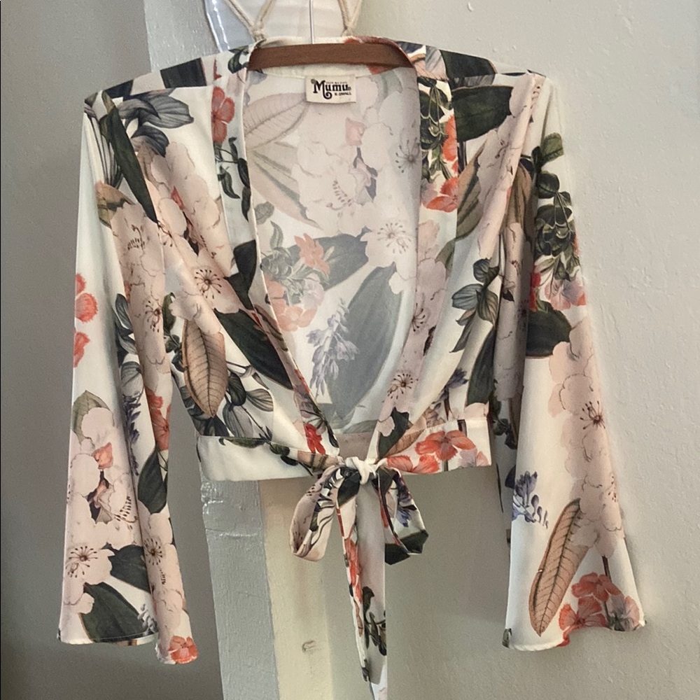Show Me Your MuMu Pastel Floral Top